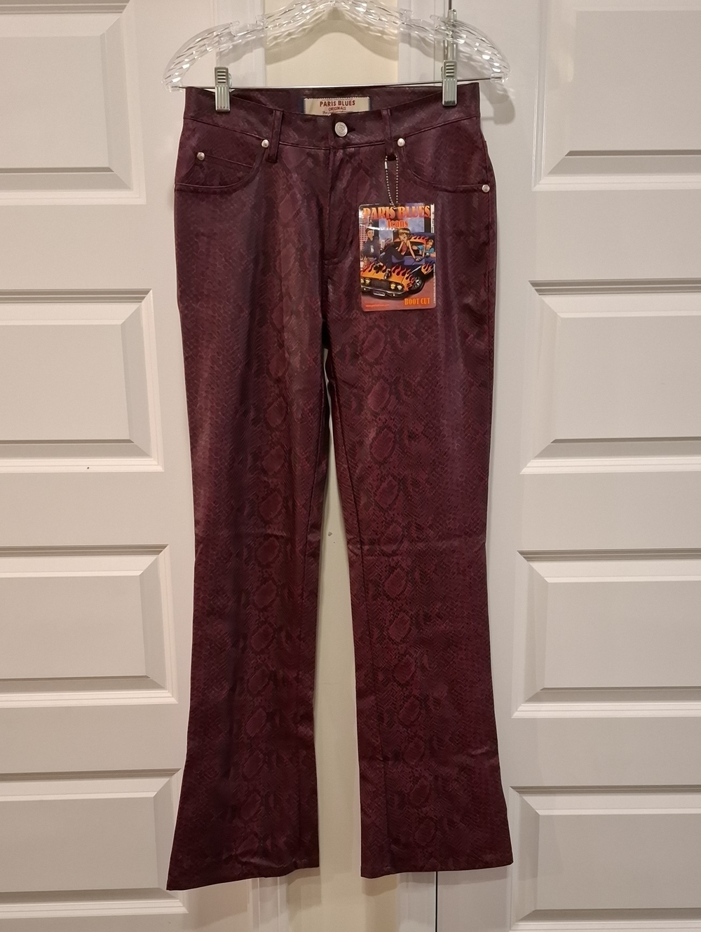 New Paris Blues Y2k Snakeprint Bootcut Pants Multiple Sizes